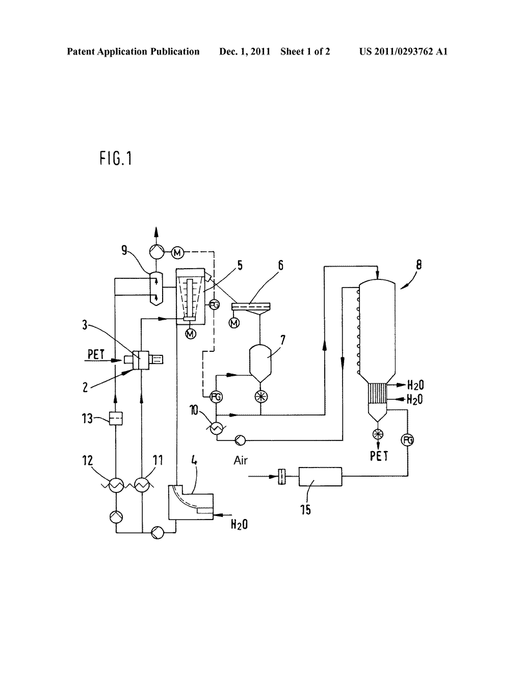 Method For The Production Of Polyester Granulates From Highly Viscous     Polyester Melts And Also Device For The Production Of The Polyester     Granulates - diagram, schematic, and image 02