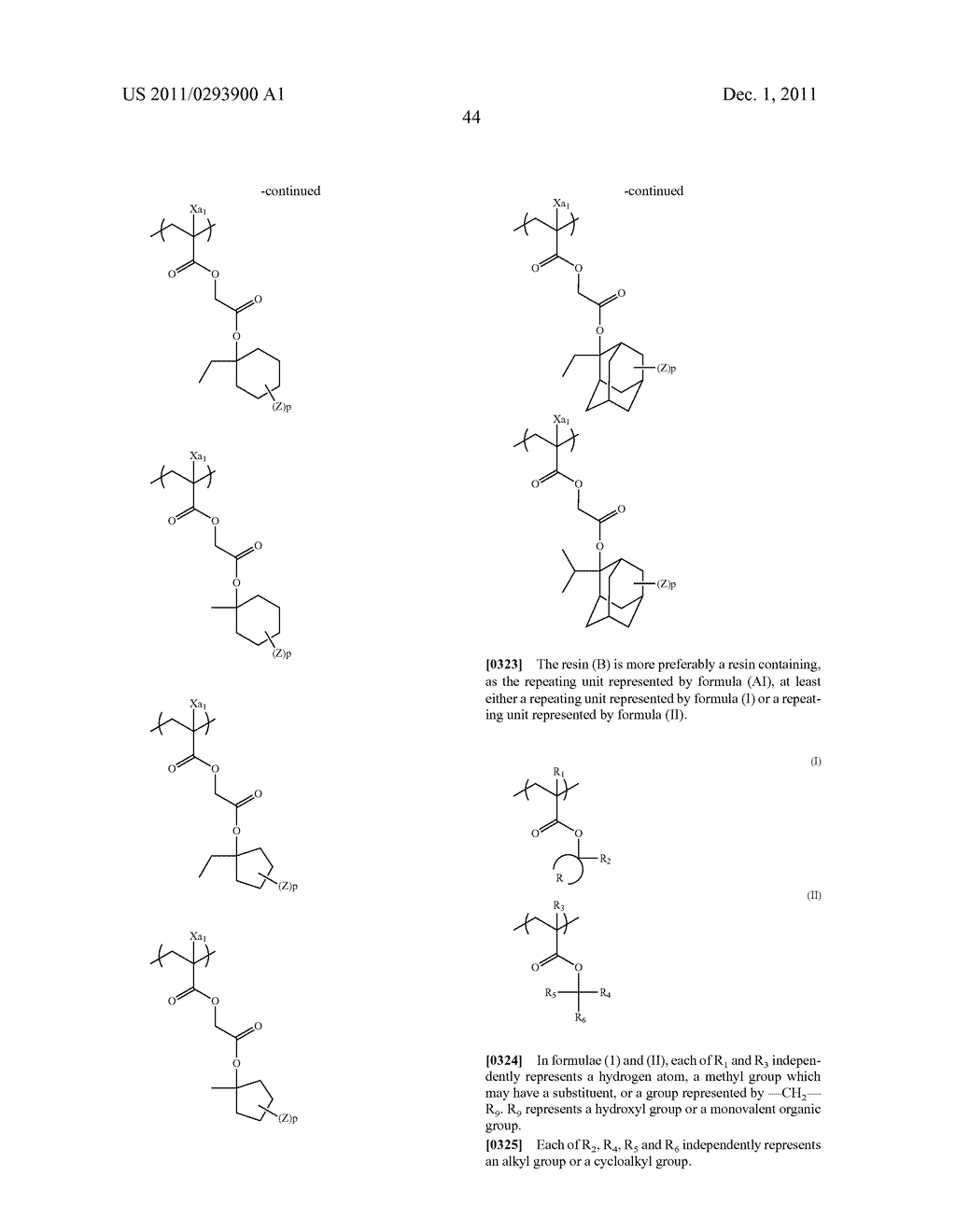 ACTINIC RAY-SENSITIVE OR RADIATION-SENSITIVE RESIN COMPOSITION, AND RESIST     FILM AND PATTERN FORMING METHOD USING THE SAME - diagram, schematic, and image 45