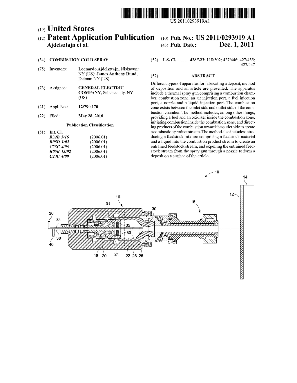 Combustion Cold Spray - diagram, schematic, and image 01