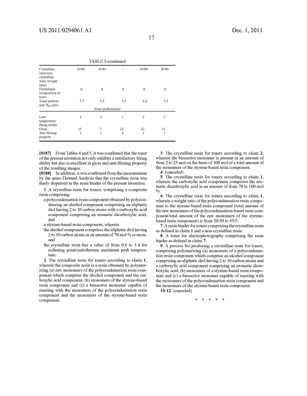 CRYSTALLINE RESINS FOR TONERS - diagram, schematic, and image 18