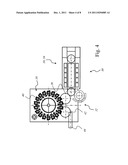 Method and device for the temperature control and/or temperature     regulation of a preform heating device diagram and image