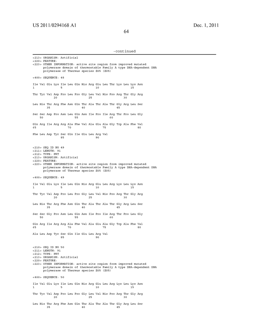 DNA POLYMERASES AND RELATED METHODS - diagram, schematic, and image 99