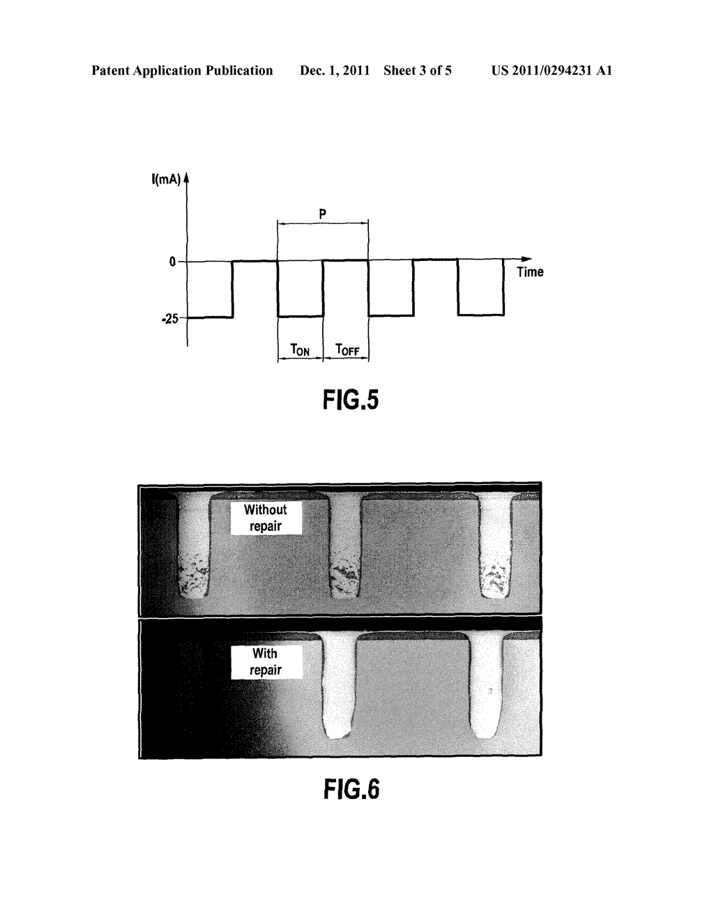 METHOD FOR REPAIRING COPPER DIFFUSION BARRIER LAYERS ON A SEMICONDUCTOR     SOLID SUBSTRATE AND REPAIR KIT FOR IMPLEMENTING THIS METHOD - diagram, schematic, and image 04
