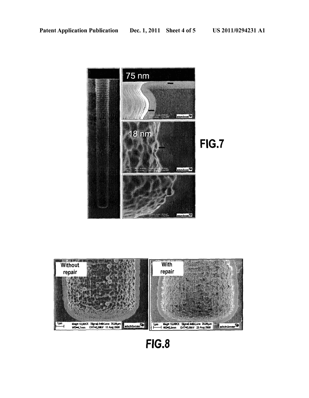 METHOD FOR REPAIRING COPPER DIFFUSION BARRIER LAYERS ON A SEMICONDUCTOR     SOLID SUBSTRATE AND REPAIR KIT FOR IMPLEMENTING THIS METHOD - diagram, schematic, and image 05