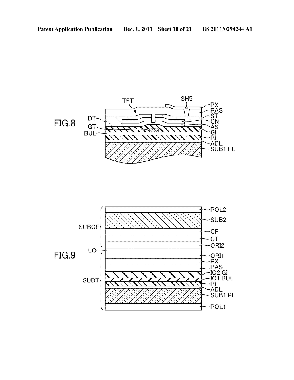 METHOD FOR MANUFACTURING DISPLAY DEVICE - diagram, schematic, and image 11