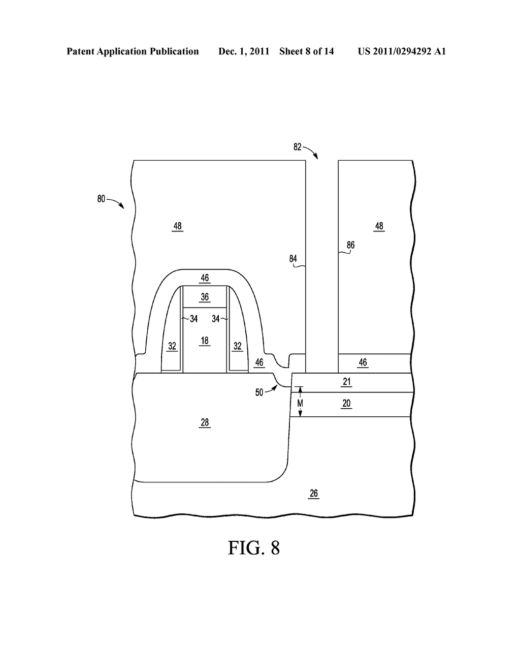 METHOD OF FORMING A SHARED CONTACT IN A SEMICONDUCTOR DEVICE - diagram, schematic, and image 09