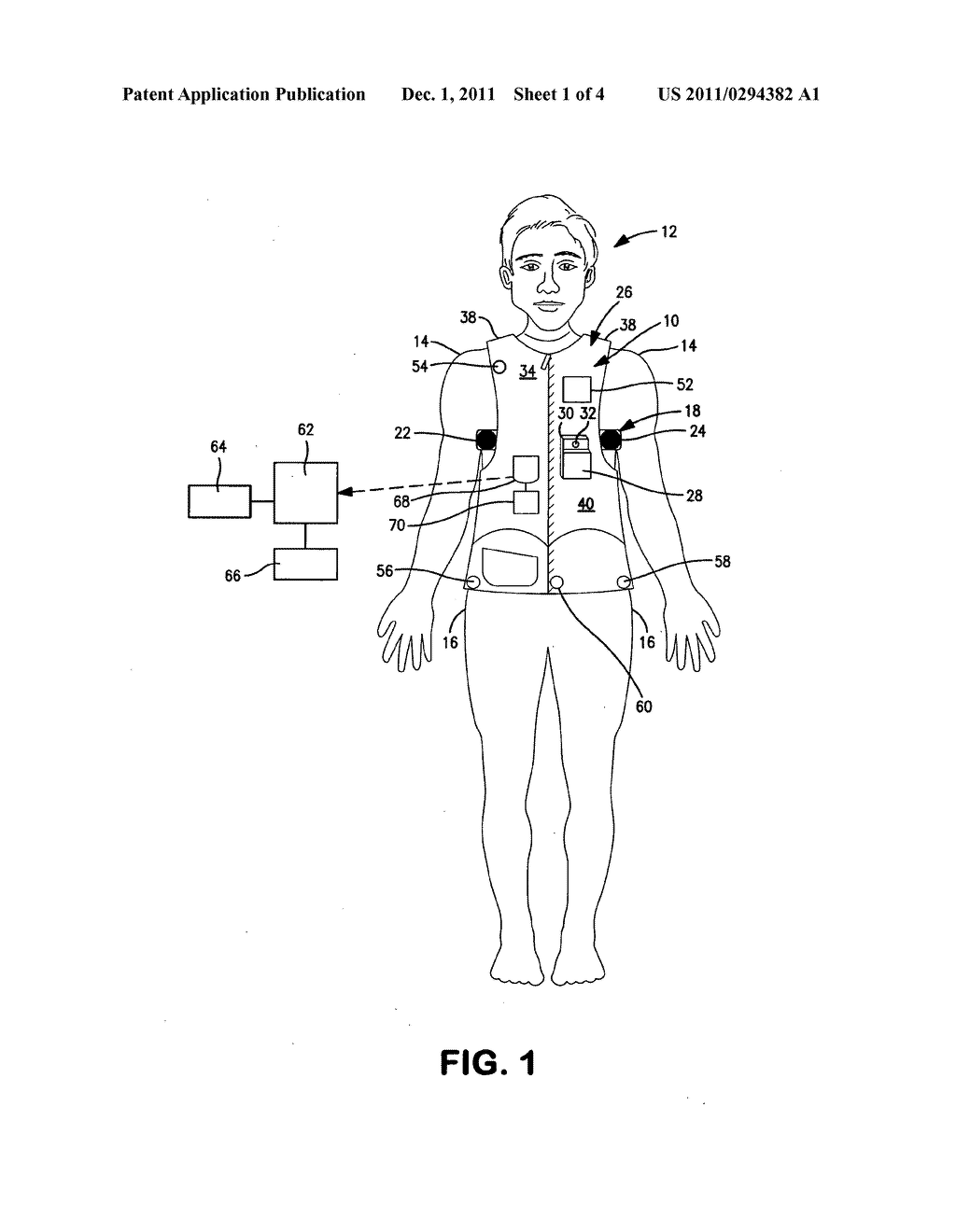 Device and a method for detecting the danger of a person drowning - diagram, schematic, and image 02