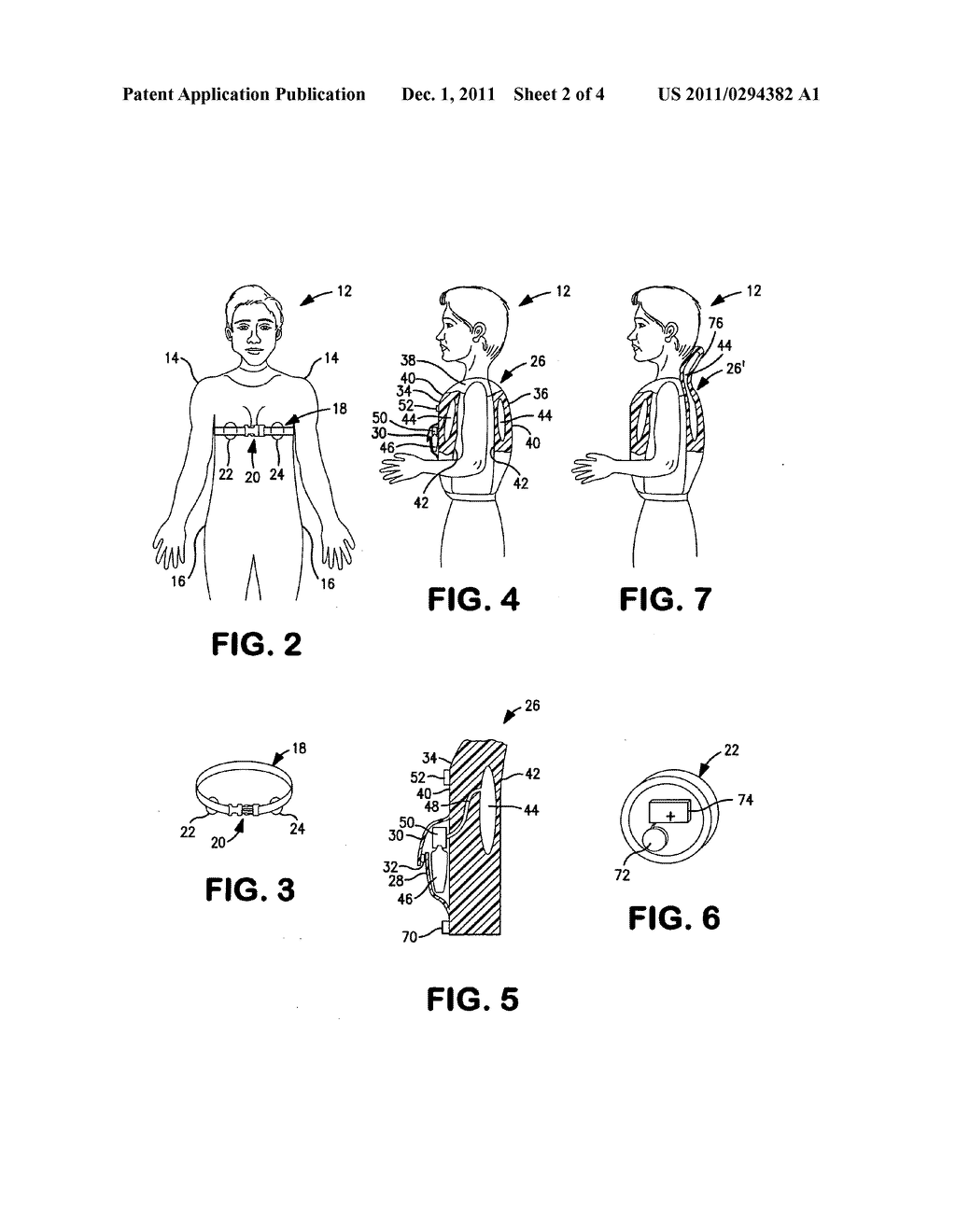 Device and a method for detecting the danger of a person drowning - diagram, schematic, and image 03