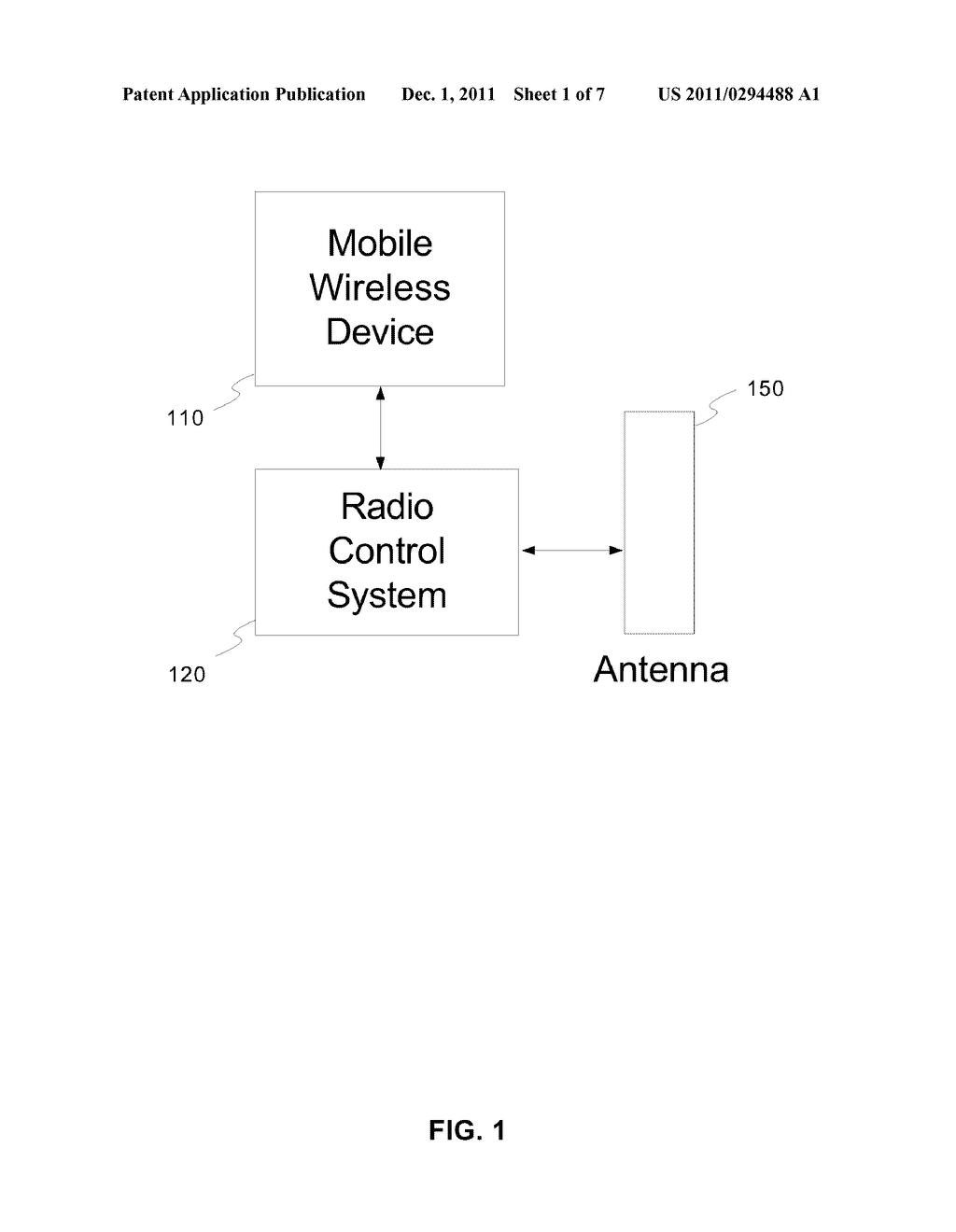 SYSTEM AND METHOD OF CONTROLLING TRANSMIT POWER FOR MOBILE WIRELESS     DEVICES WITH MULTI-MODE OPERATION OF ANTENNA - diagram, schematic, and image 02