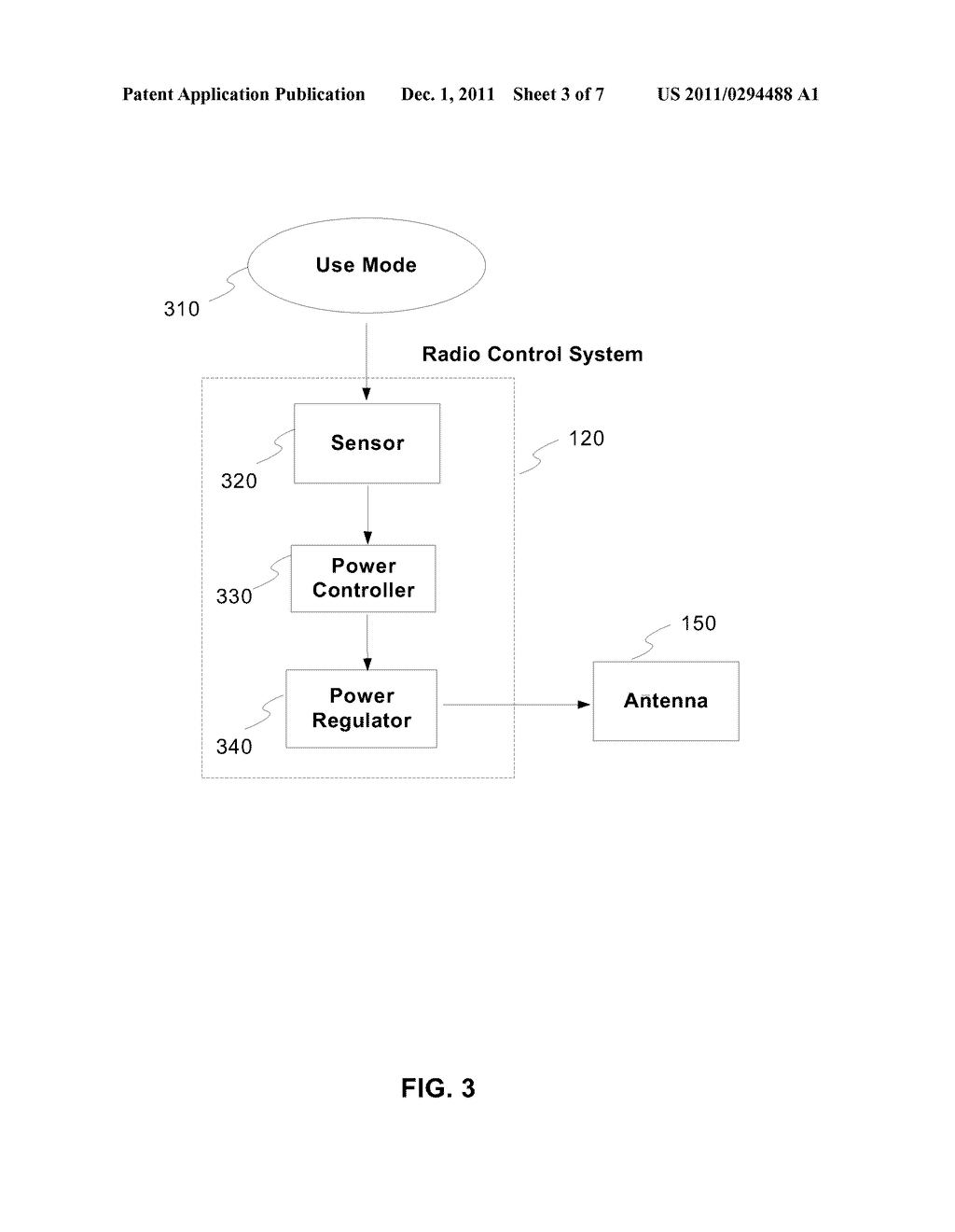 SYSTEM AND METHOD OF CONTROLLING TRANSMIT POWER FOR MOBILE WIRELESS     DEVICES WITH MULTI-MODE OPERATION OF ANTENNA - diagram, schematic, and image 04