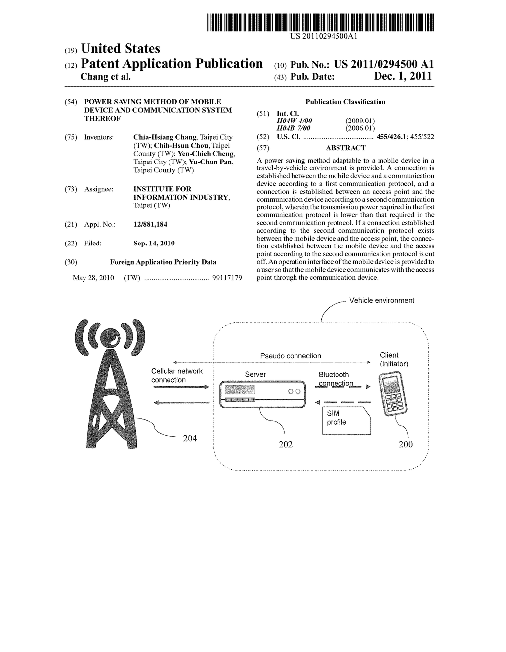 POWER SAVING METHOD OF MOBILE DEVICE AND COMMUNICATION SYSTEM THEREOF - diagram, schematic, and image 01