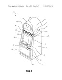 REEL BLUR FOR GAMING MACHINES HAVING SIMULATED ROTATING REELS diagram and image