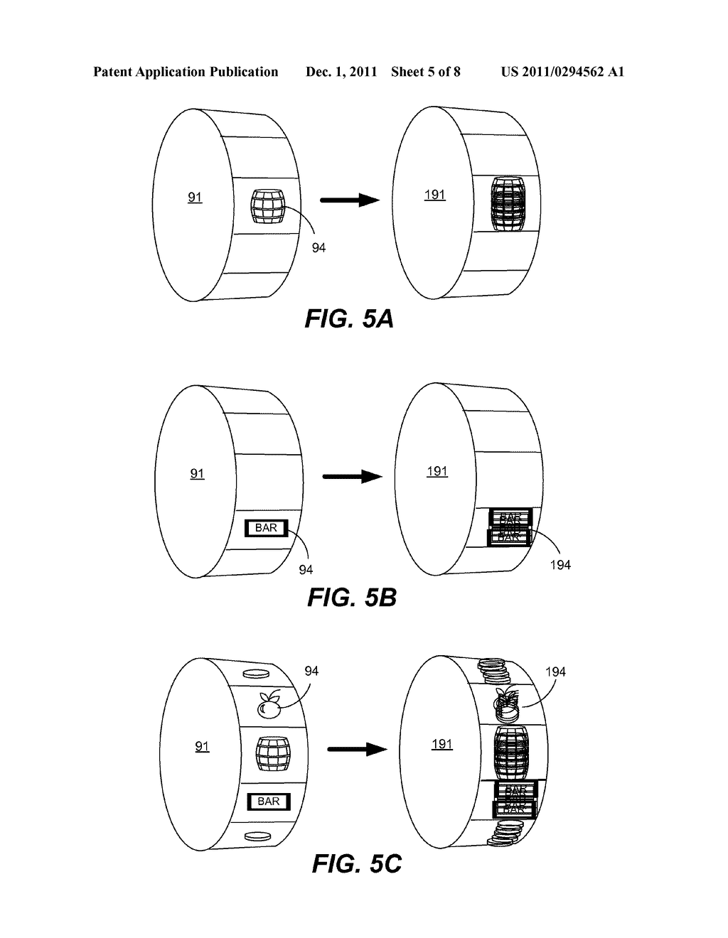 REEL BLUR FOR GAMING MACHINES HAVING SIMULATED ROTATING REELS - diagram, schematic, and image 06