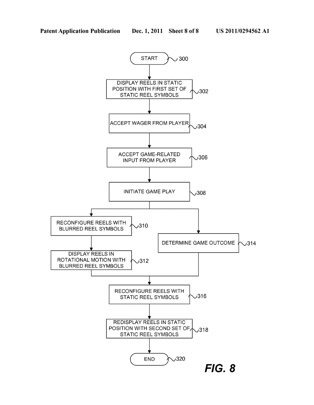 REEL BLUR FOR GAMING MACHINES HAVING SIMULATED ROTATING REELS - diagram, schematic, and image 09