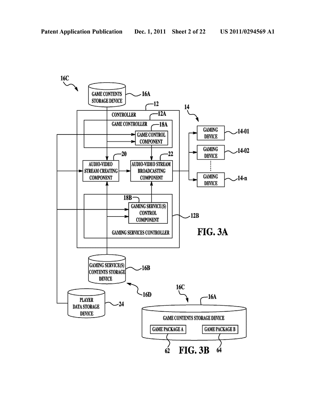 SYSTEM AND METHOD FOR STREAMING GAMES AND SERVICES TO GAMING DEVICES - diagram, schematic, and image 03