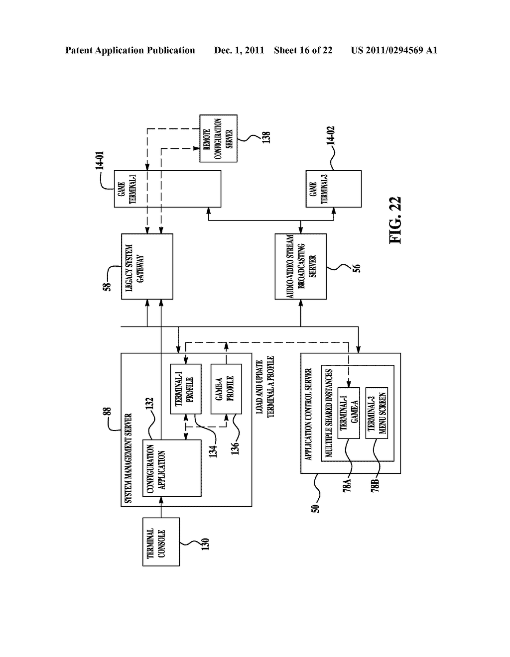 SYSTEM AND METHOD FOR STREAMING GAMES AND SERVICES TO GAMING DEVICES - diagram, schematic, and image 17