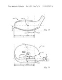 HOLLOW GOLF CLUB HEAD diagram and image