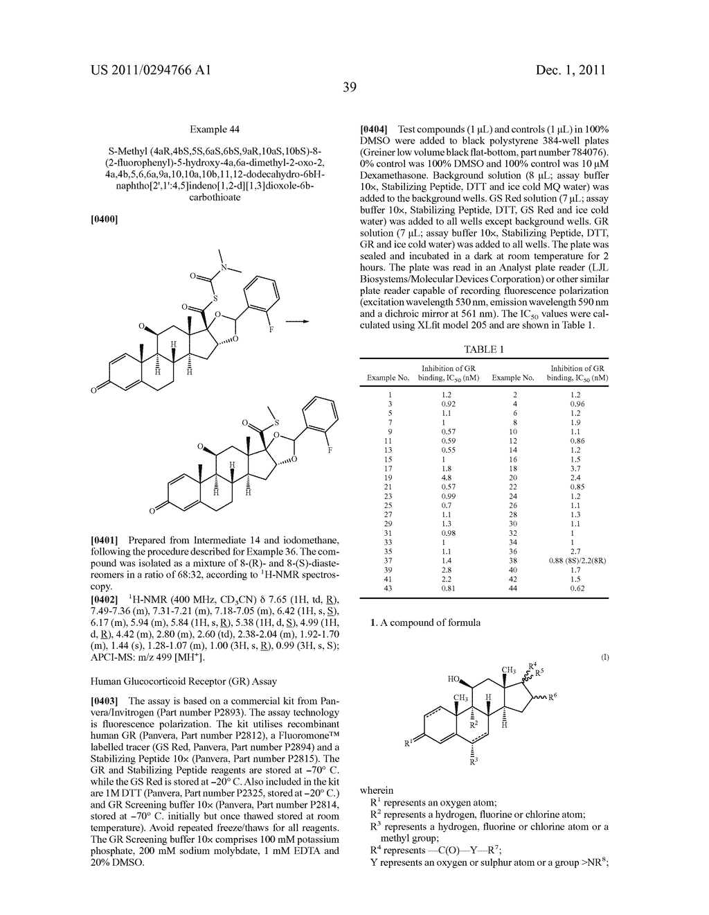 16 Alpha, 17 Alpha-Acetal Glucocorticosteroidal Derivatives and their Use - diagram, schematic, and image 40