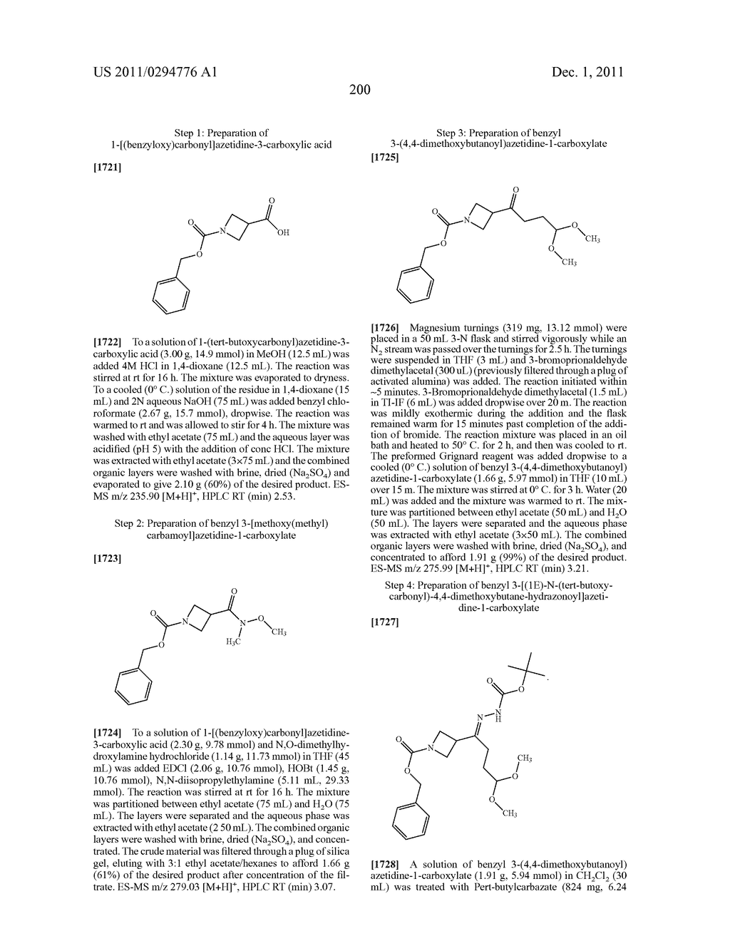 Pyrrolo[2,1-F] [1,2,4] Triazin-4-Ylamines IGF-1R Kinase Inhibitors for the     Treatment of Cancer and Other Hyperproliferative Diseases - diagram, schematic, and image 200