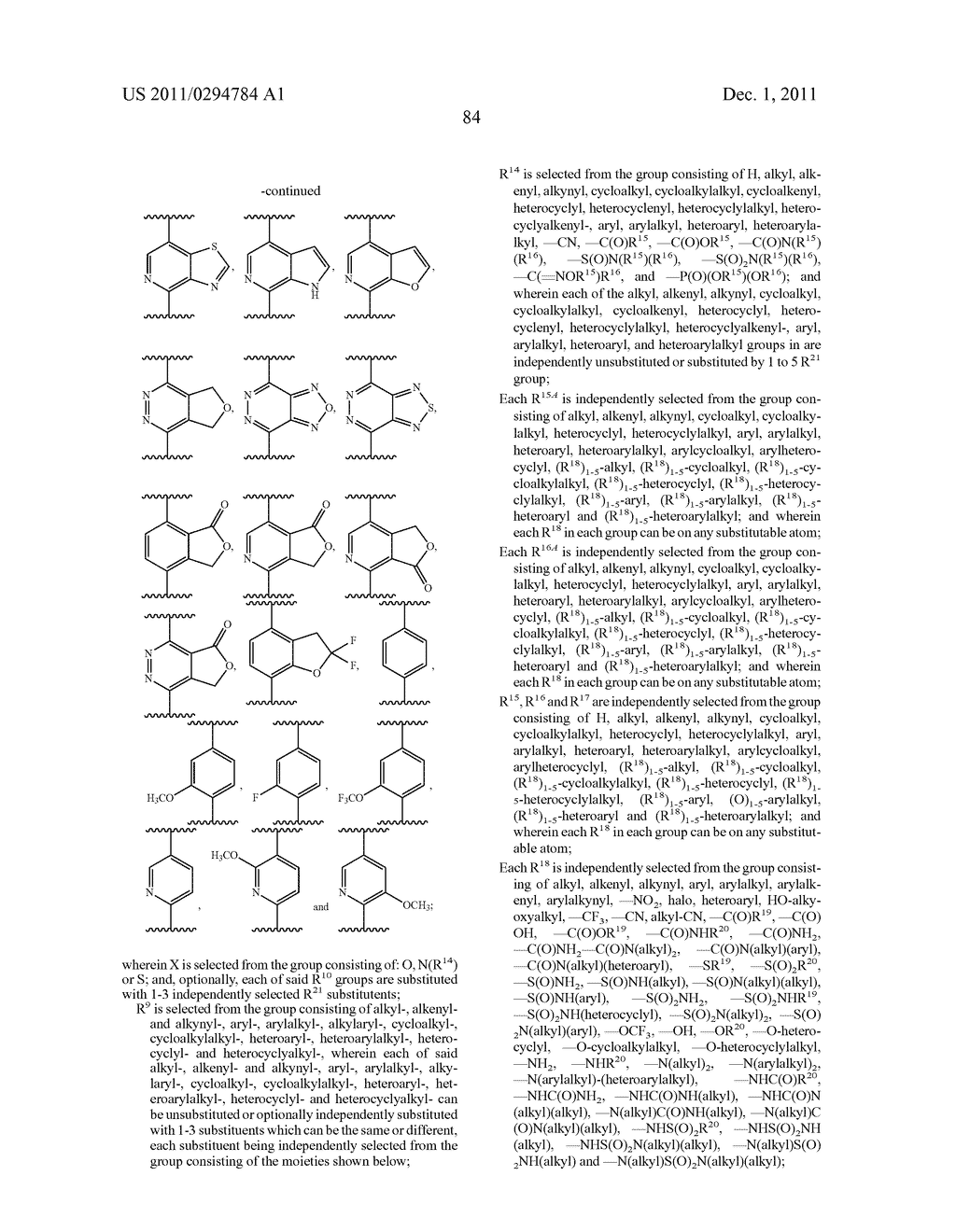 GAMMA SECRETASE MODULATORS - diagram, schematic, and image 85