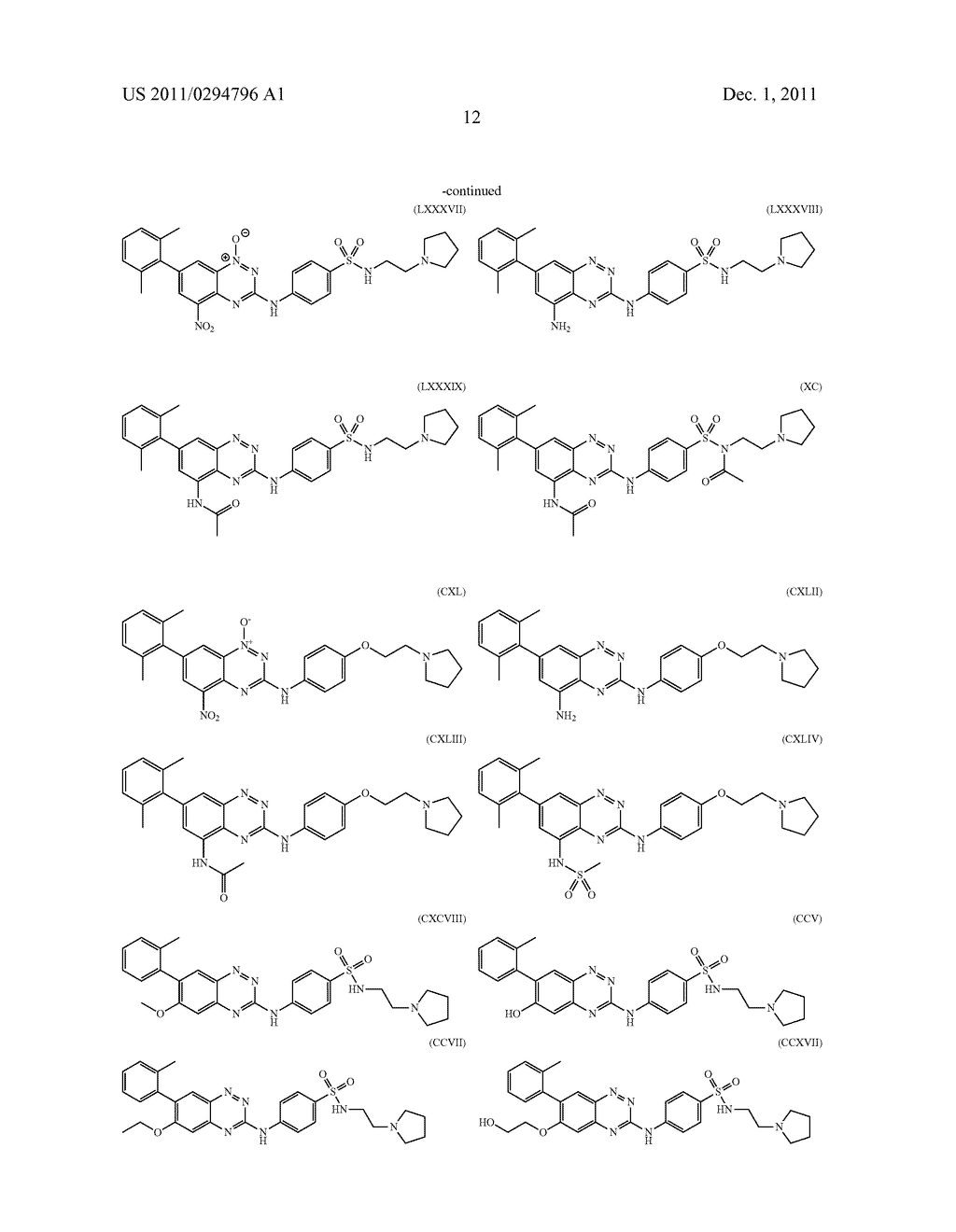 BENZOTRIAZINE INHIBITORS OF KINASES - diagram, schematic, and image 13