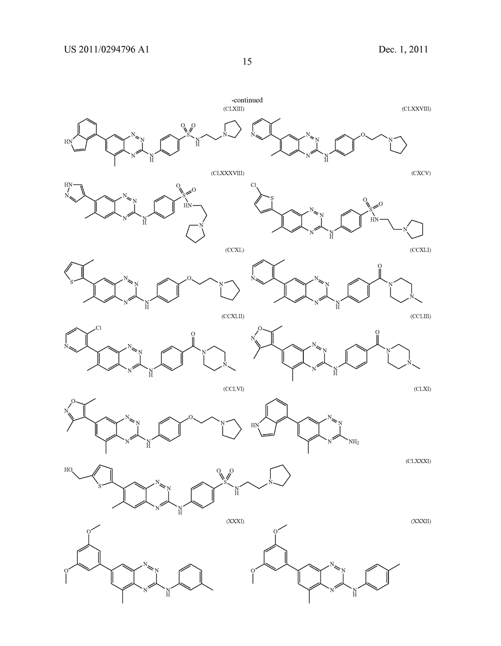 BENZOTRIAZINE INHIBITORS OF KINASES - diagram, schematic, and image 16