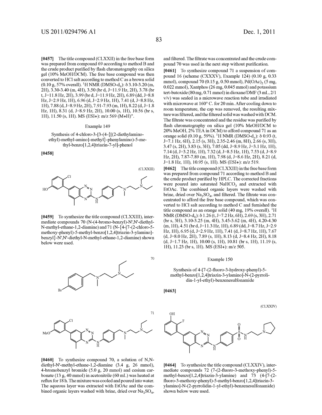 BENZOTRIAZINE INHIBITORS OF KINASES - diagram, schematic, and image 84