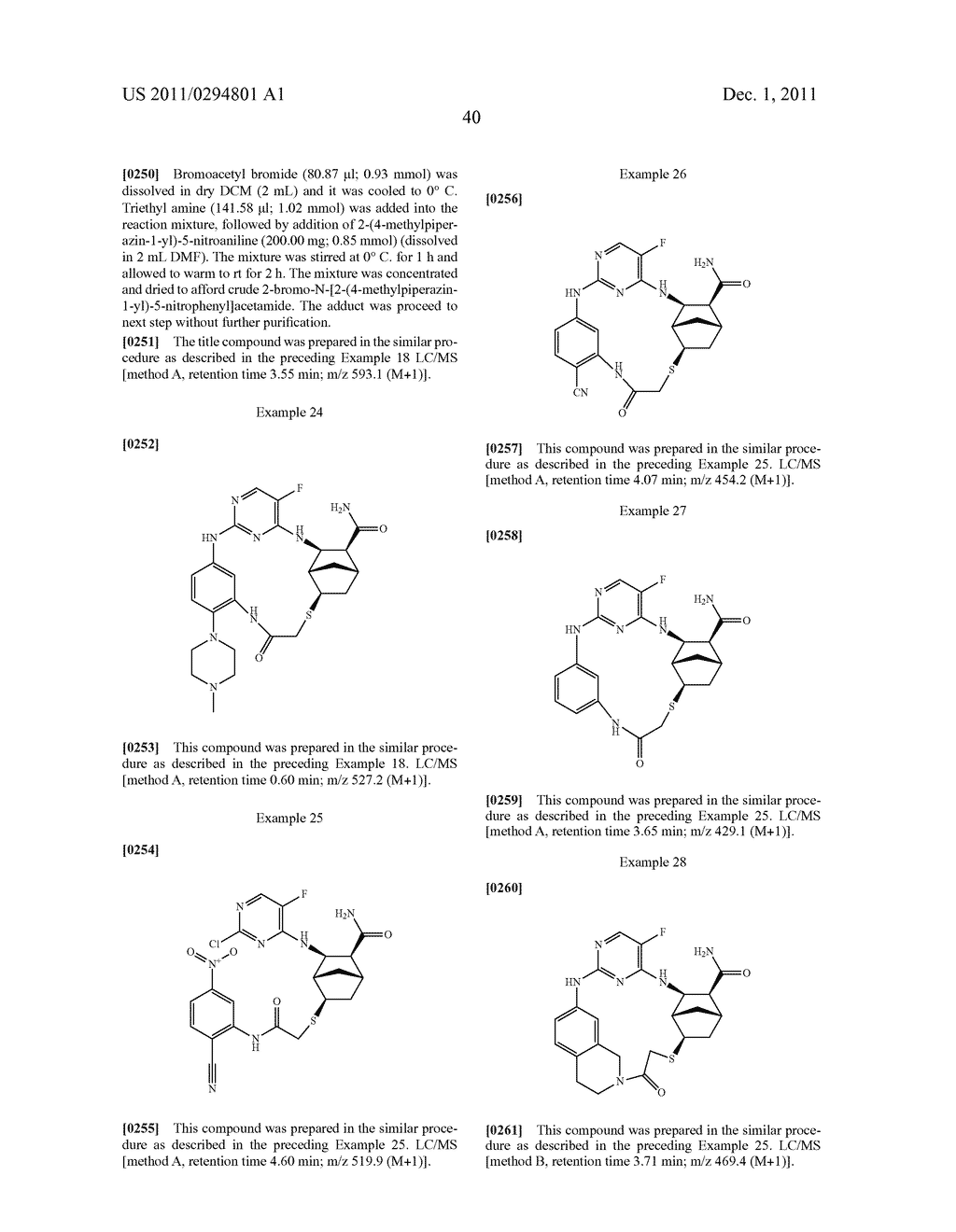 MACROCYCLICS PYRIMIDINES AS AURORA KINASE INHIBITORS - diagram, schematic, and image 48