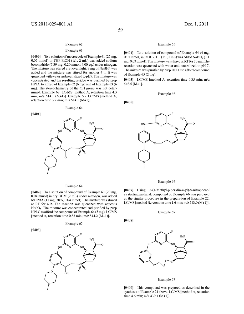 MACROCYCLICS PYRIMIDINES AS AURORA KINASE INHIBITORS - diagram, schematic, and image 67