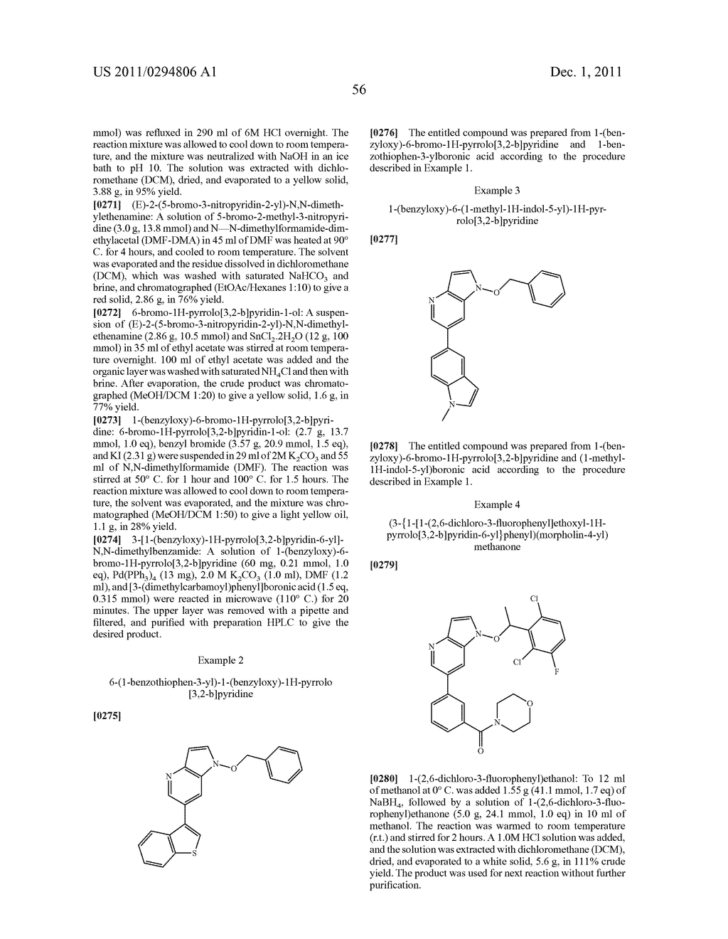 AZAINDOLE DERIVATIVES AS KINASE INHIBITORS - diagram, schematic, and image 57