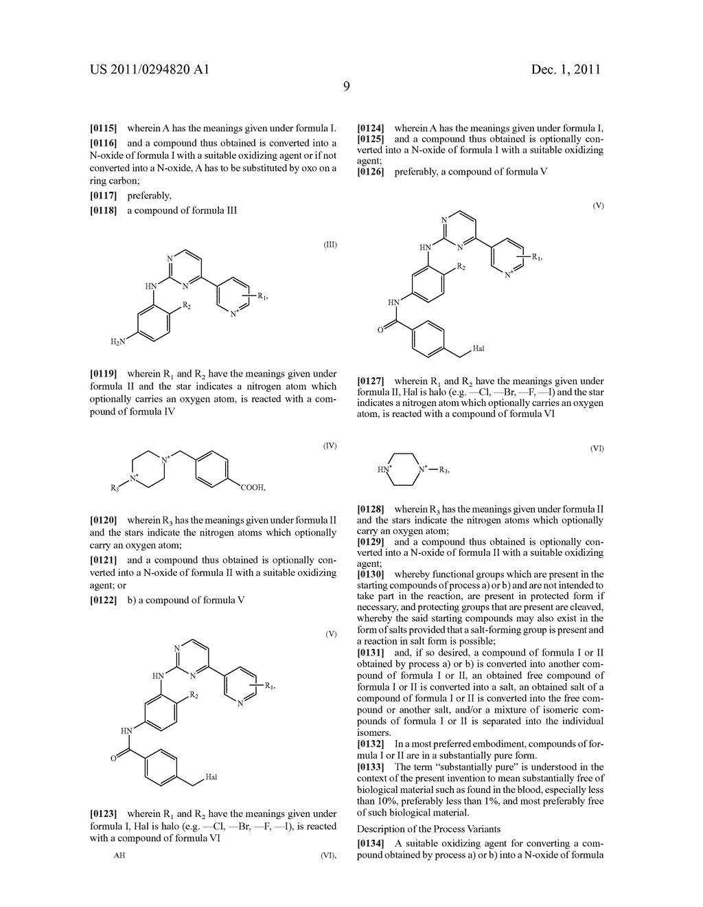 N-Oxides of n-Phenyl-2-pyrimidine-amine Derivatives - diagram, schematic, and image 10