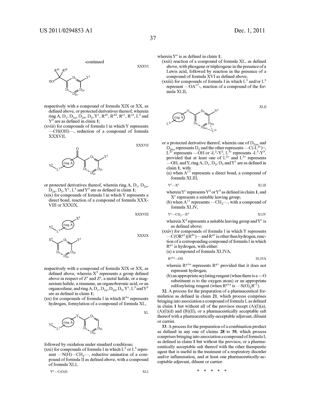 Bis Aromatic Compounds for Use in the Treatment of Inflammation - diagram, schematic, and image 38