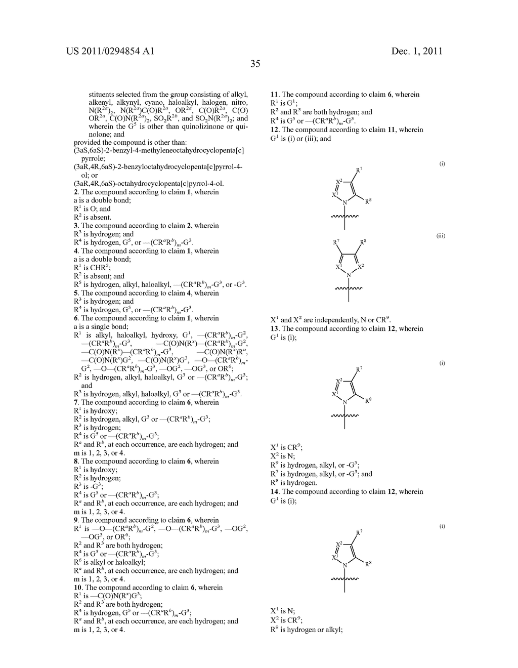 SUBSTITUTED OCTAHYDROCYCLOPENTA[c]PYRROLES AS CALCIUM CHANNEL MODULATORS - diagram, schematic, and image 36
