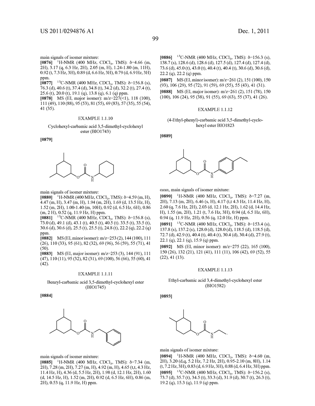 CYCLOHEXYL CARBAMATE COMPOUNDS AS ANTI-AGEING ACTIVES - diagram, schematic, and image 100