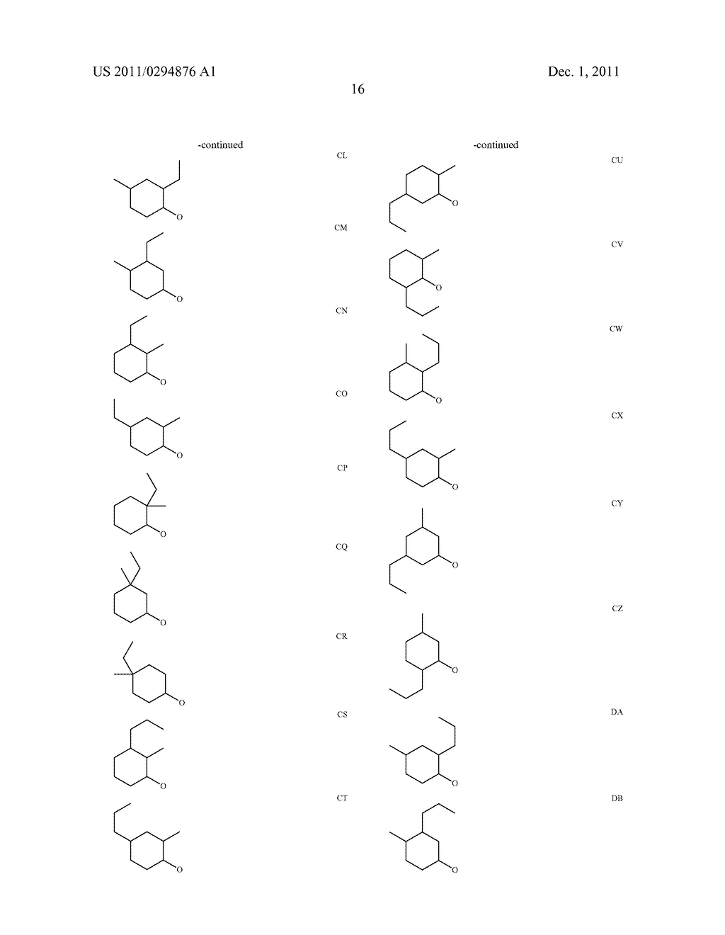 CYCLOHEXYL CARBAMATE COMPOUNDS AS ANTI-AGEING ACTIVES - diagram, schematic, and image 17