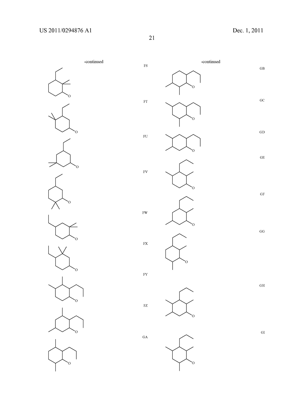 CYCLOHEXYL CARBAMATE COMPOUNDS AS ANTI-AGEING ACTIVES - diagram, schematic, and image 22