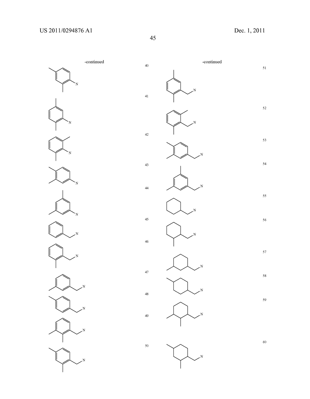 CYCLOHEXYL CARBAMATE COMPOUNDS AS ANTI-AGEING ACTIVES - diagram, schematic, and image 46