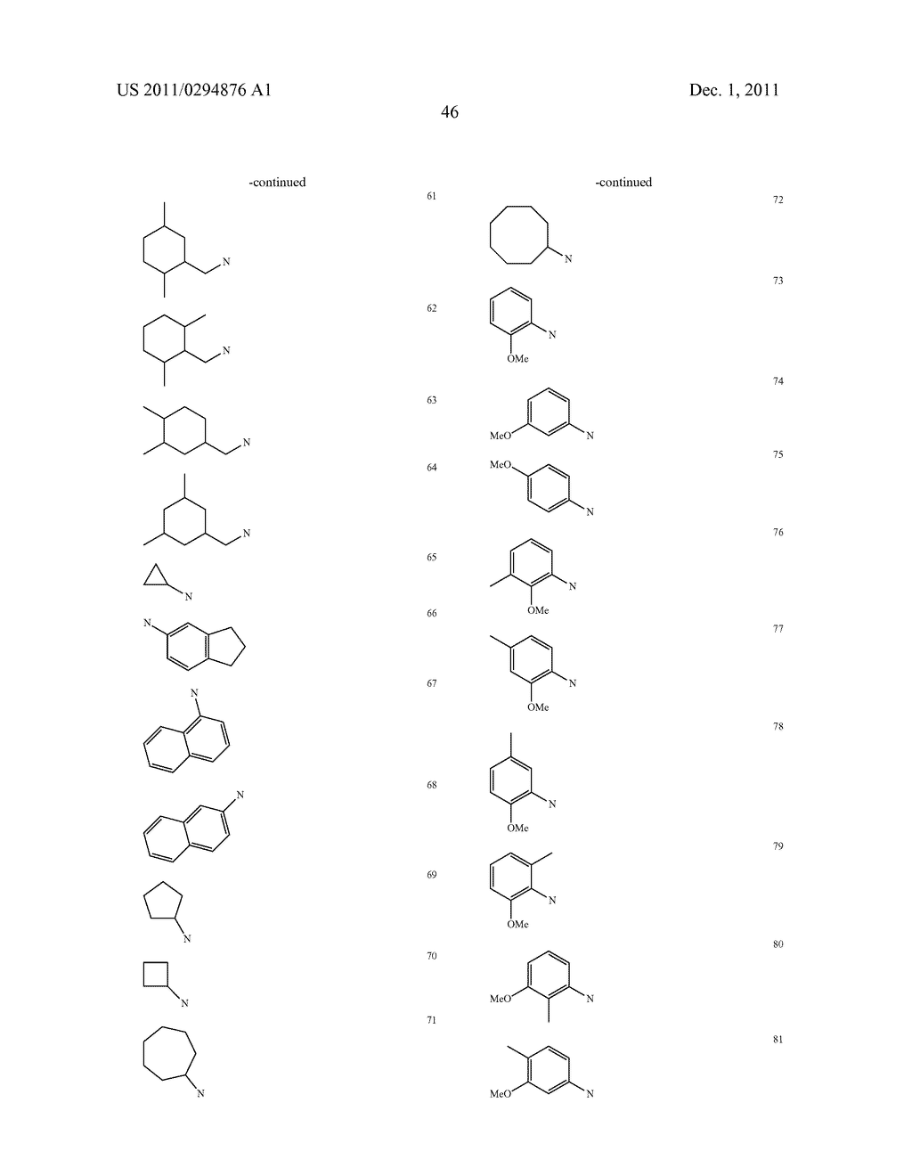 CYCLOHEXYL CARBAMATE COMPOUNDS AS ANTI-AGEING ACTIVES - diagram, schematic, and image 47