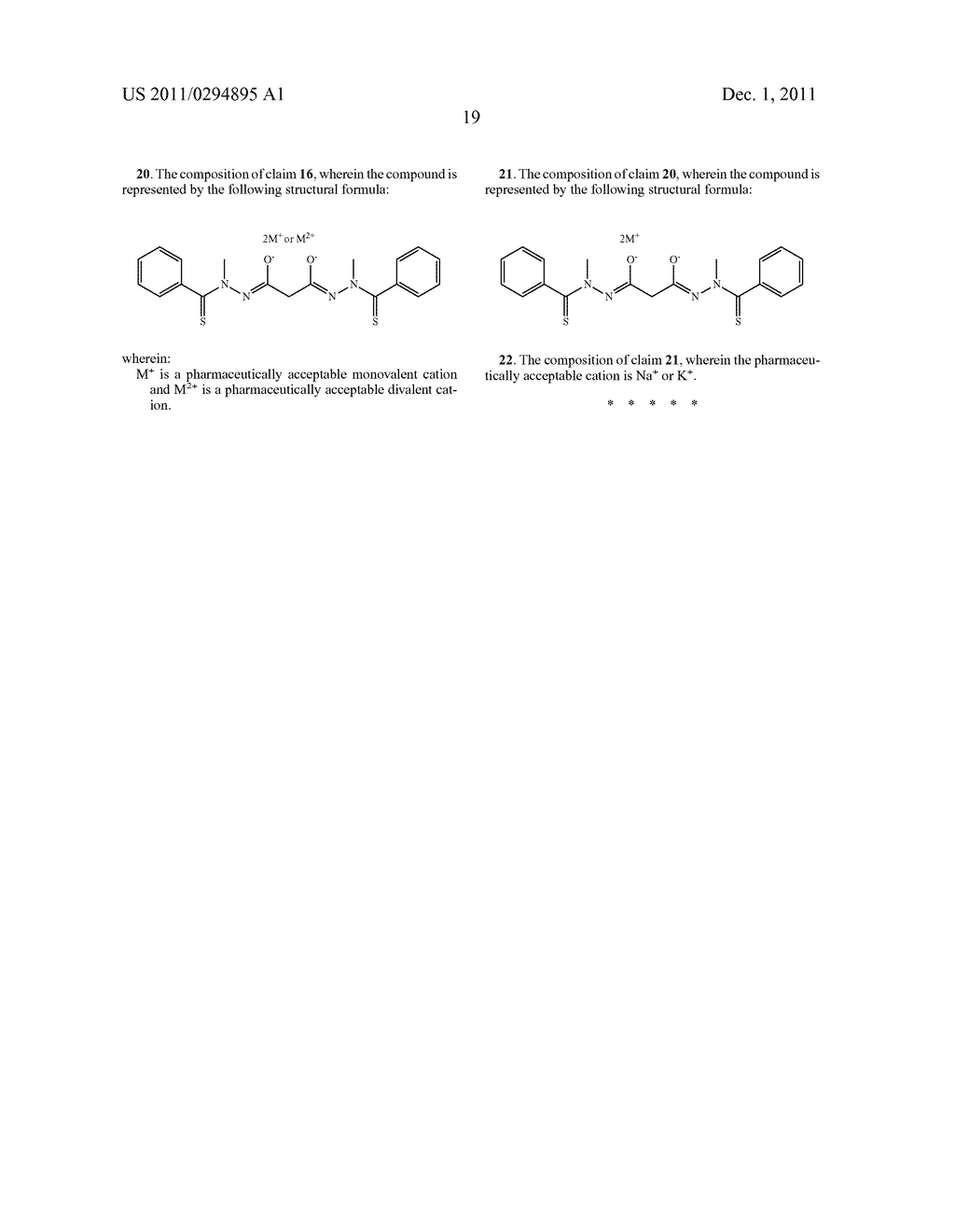 BIS(THIO-HYDRAZIDE AMIDE) FORMULATION - diagram, schematic, and image 20