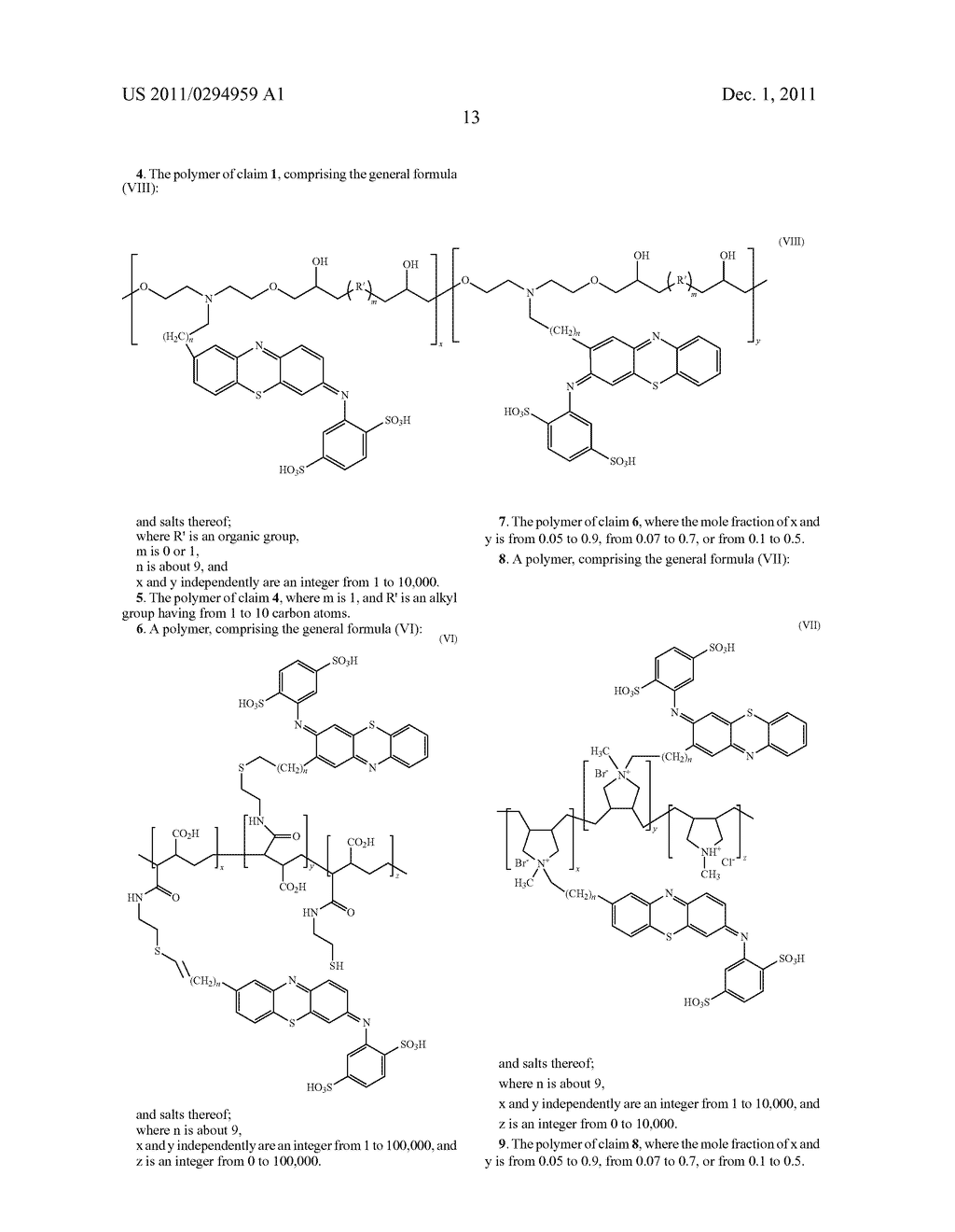 Polymer Bonded Redox Molecules And Methods Of Making The Same - diagram, schematic, and image 26