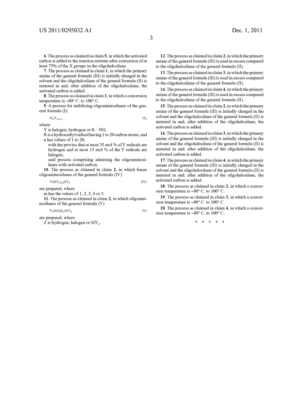 METHOD FOR PRODUCING AND STABILIZING OLIGOAMINOSILANES - diagram, schematic, and image 04