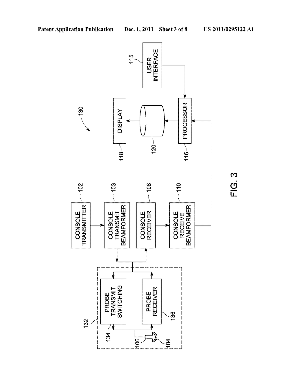 SYSTEM AND METHOD FOR ULTRASOUND IMAGING WITH A CONFIGURABLE RECEIVE     APERTURE - diagram, schematic, and image 04