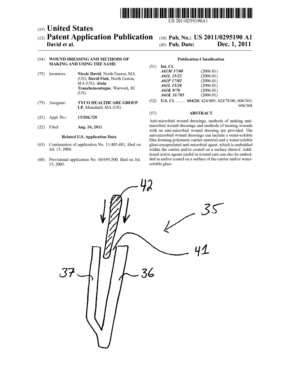 Wound Dressing and Methods of Making and Using the Same - diagram, schematic, and image 01