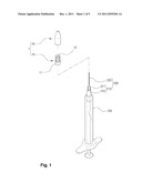 TUBE ASSEMBLY FOR CONTROLLING LENGTH OF SYRINGE NEEDLE diagram and image