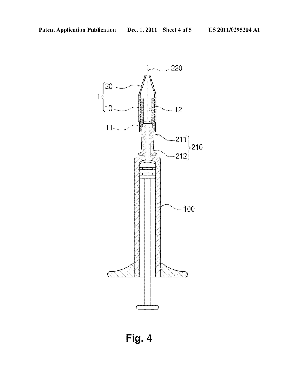 TUBE ASSEMBLY FOR CONTROLLING LENGTH OF SYRINGE NEEDLE - diagram, schematic, and image 05