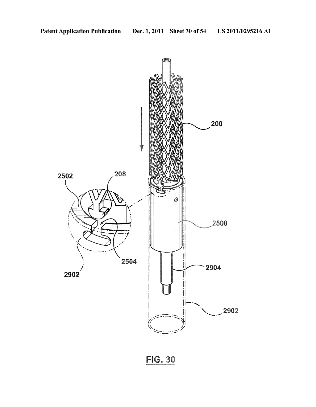 Catheter Assembly With Prosthesis Crimping and Prosthesis Retaining     Accessories - diagram, schematic, and image 31