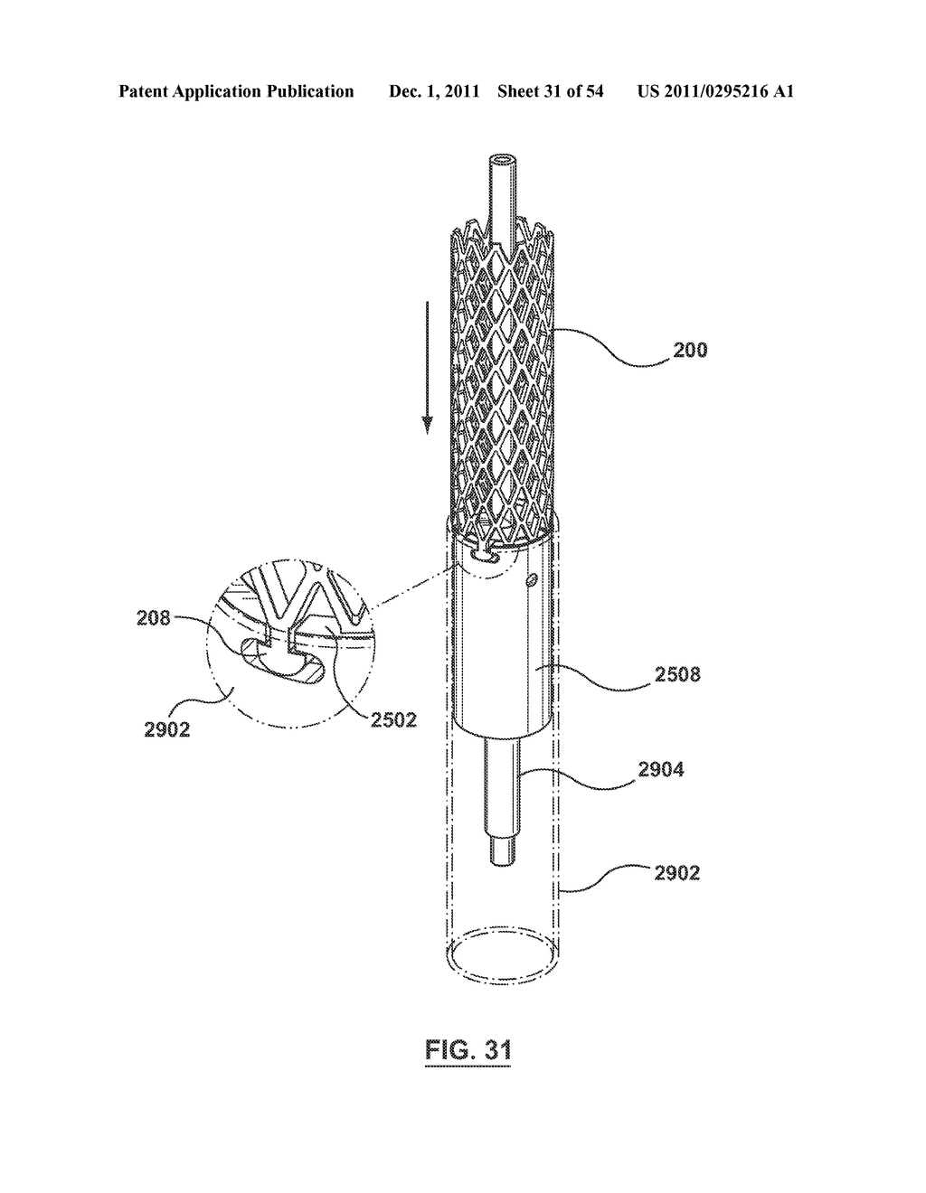 Catheter Assembly With Prosthesis Crimping and Prosthesis Retaining     Accessories - diagram, schematic, and image 32