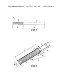 SURGICAL DEVICE FOR THE TEMPORARY PROTECTION OF ANASTOMOSIS diagram and image