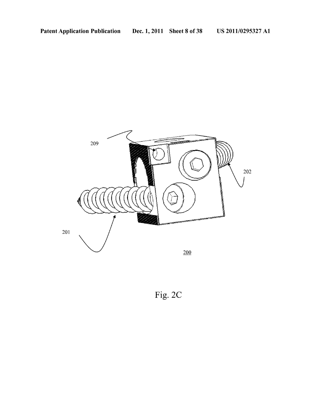 BI-DIRECTIONAL FIXATING TRANSVERTEBRAL BODY SCREWS AND POSTERIOR CERVICAL     AND LUMBAR INTERARTICULATING JOINT CALIBRATED STAPLING DEVICES FOR SPINAL     FUSION - diagram, schematic, and image 09