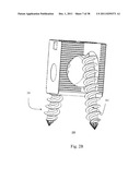 BI-DIRECTIONAL FIXATING TRANSVERTEBRAL BODY SCREWS AND POSTERIOR CERVICAL     AND LUMBAR INTERARTICULATING JOINT CALIBRATED STAPLING DEVICES FOR SPINAL     FUSION diagram and image